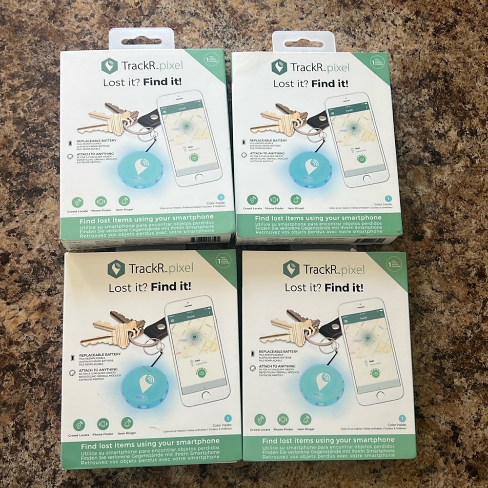 4 x TrackR Pixel tracker *** read description ***